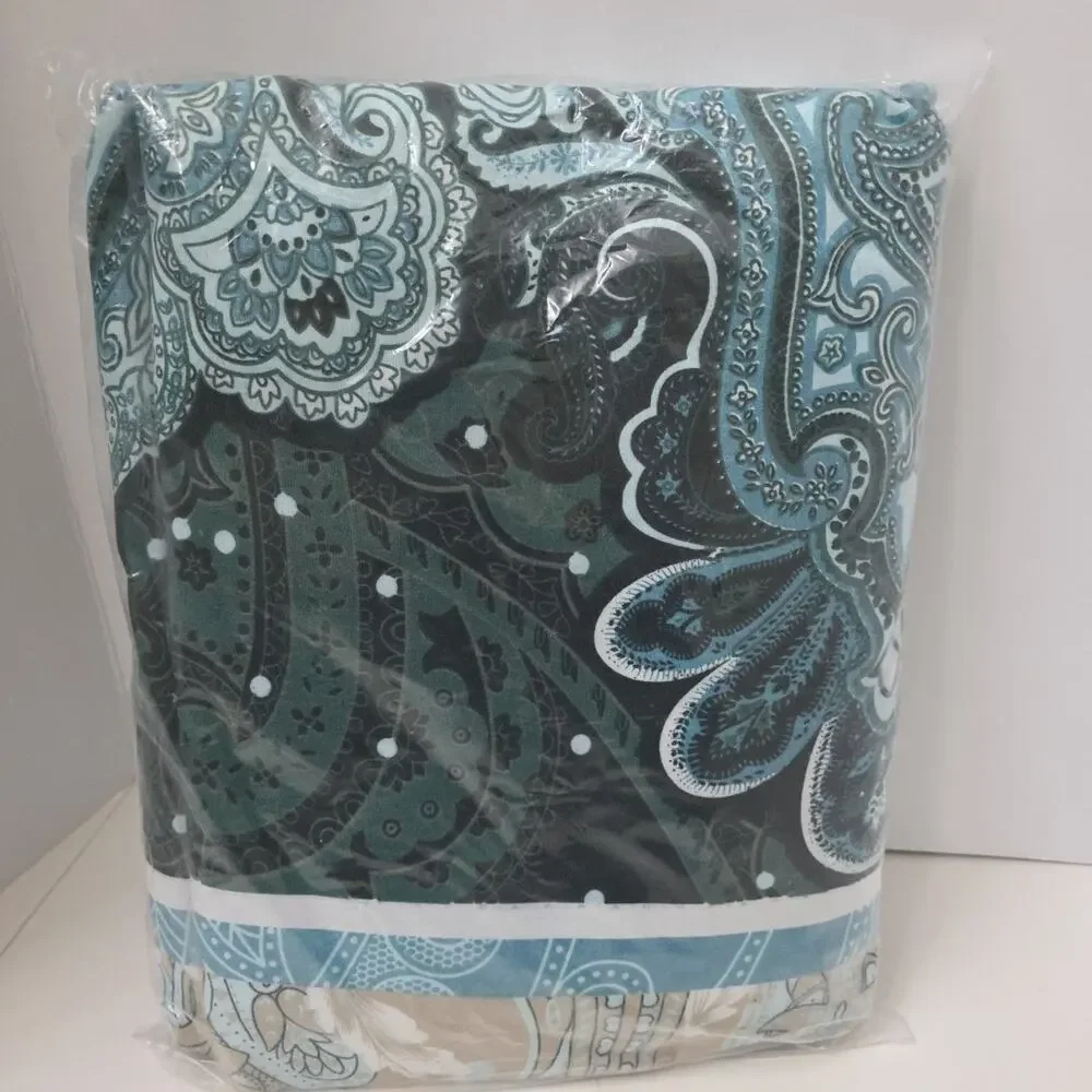 Western Bohemian Teal Multicolor Duvet Blanket King Size 230x260cm